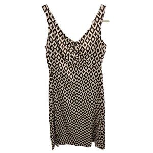 Spooner Prague Woman Size 8 Silk Baby Doll Sleeveless Sheath Dress Y2K 90's